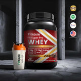 Fit Super Pro Whey Protein - Double Chocolate (2Lbs) With Shaker