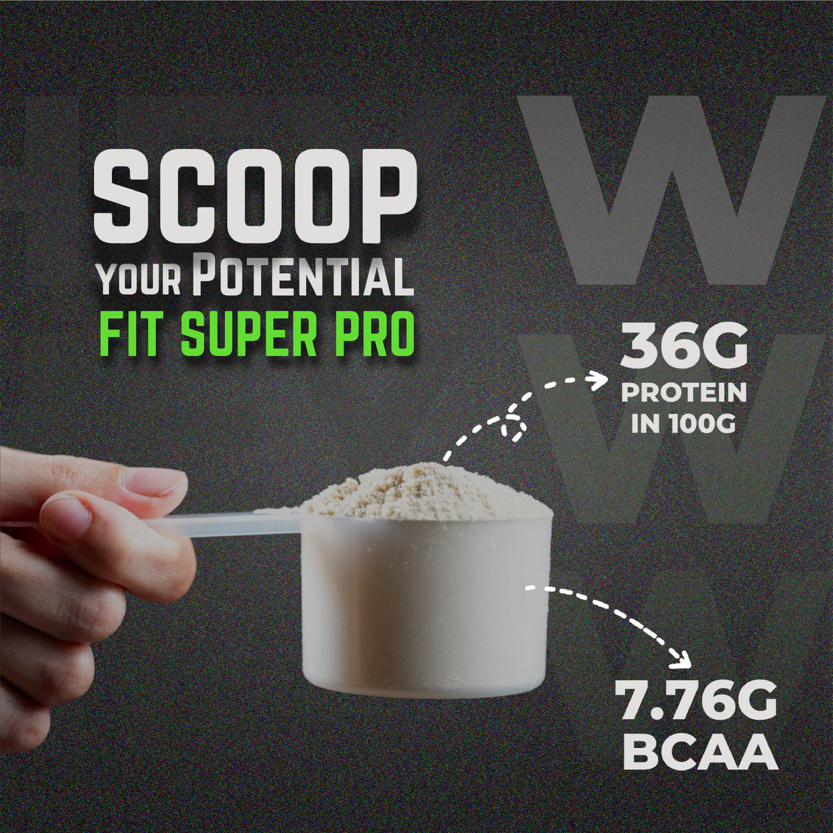 Fit Super Pro Whey Protein - Double Chocolate (2Lbs) With Shaker