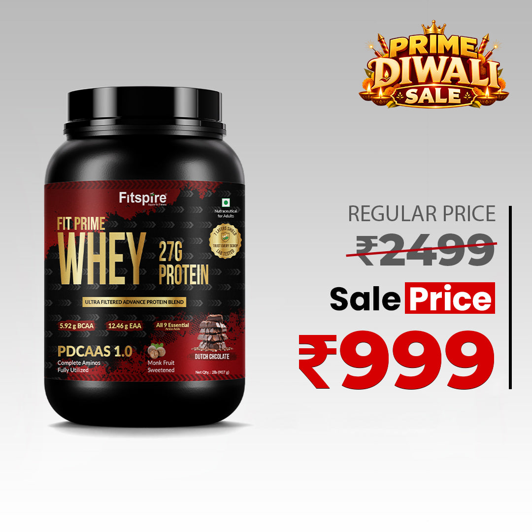Fit Super Prime Whey Dutch Chocolate - 27g Per Scoop - 2 lb (907g)