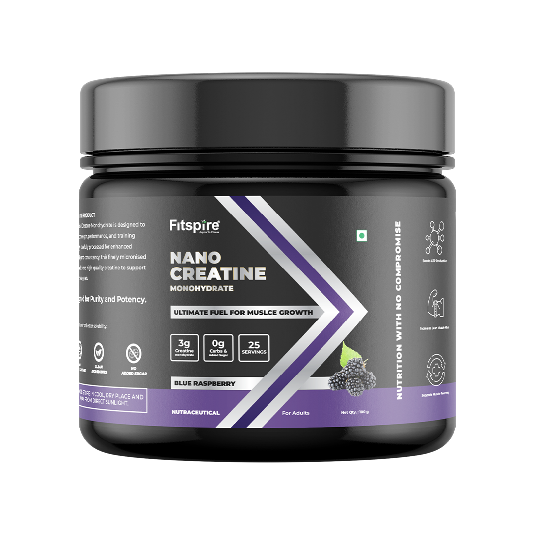 Creatine Monohydrate 100g - Blueberry