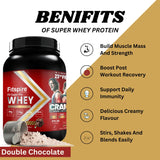 FIT SUPER PRO WHEY PROTEIN (DOUBLE CHOCOLATE) WITH MEN GOLD MULTIVITAMIN
