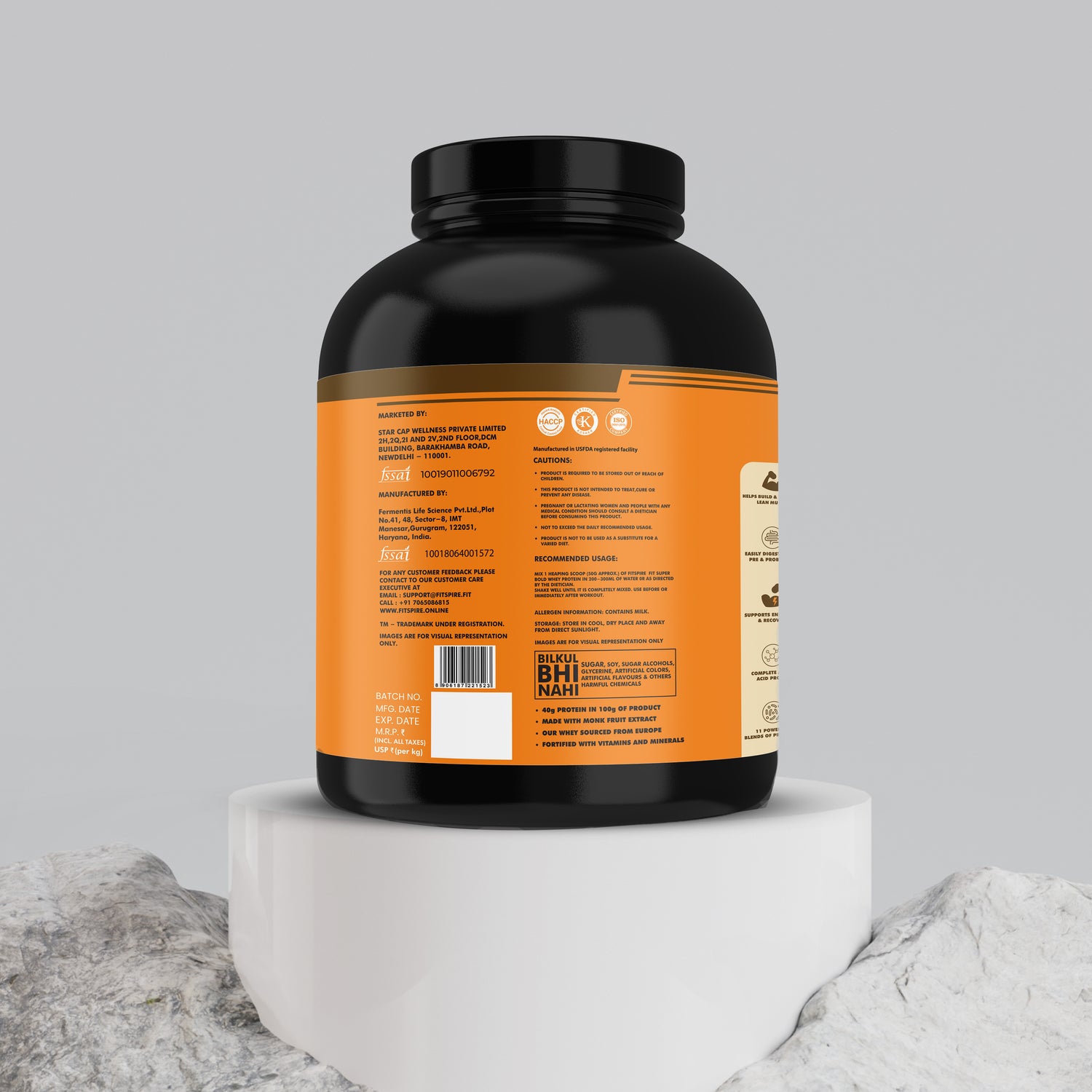Fit Super Bold Protein – Badam Kesar Pista (4 LBS)