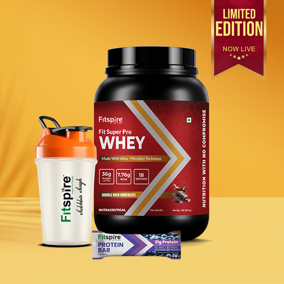 Fit Super Pro Whey Protein - Double Chocolate (2Lbs)