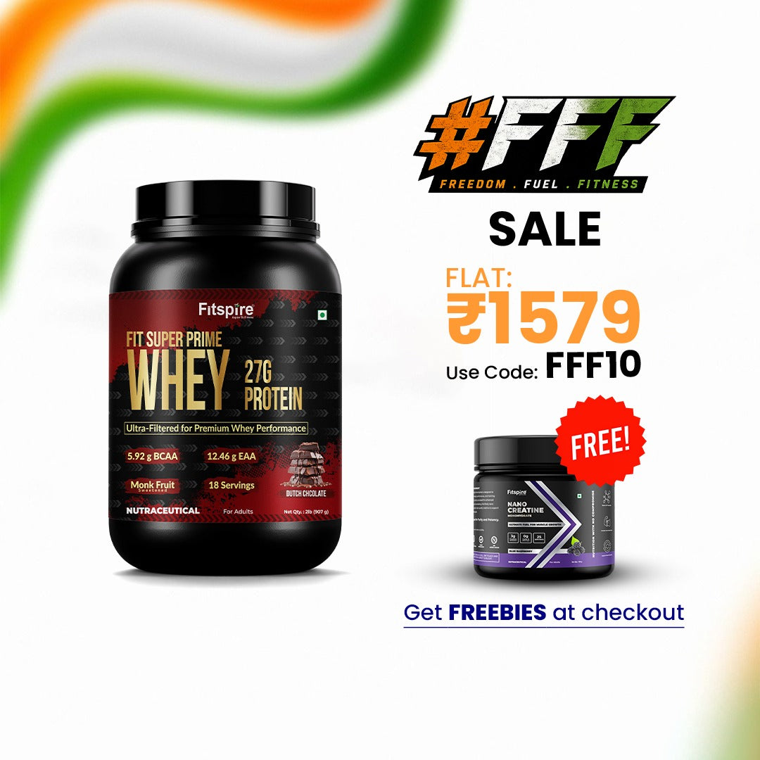 Fit Super Prime Whey 27g - Dutch Chocolate | Naturally Sweetened With Monk Fruit