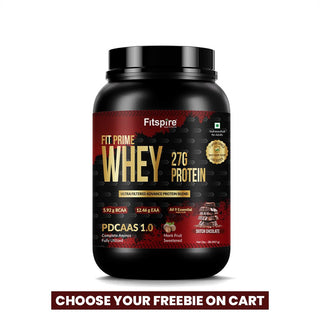 Fit Super Prime Whey Dutch Chocolate - 27g Per Scoop - 2 lb (907g)