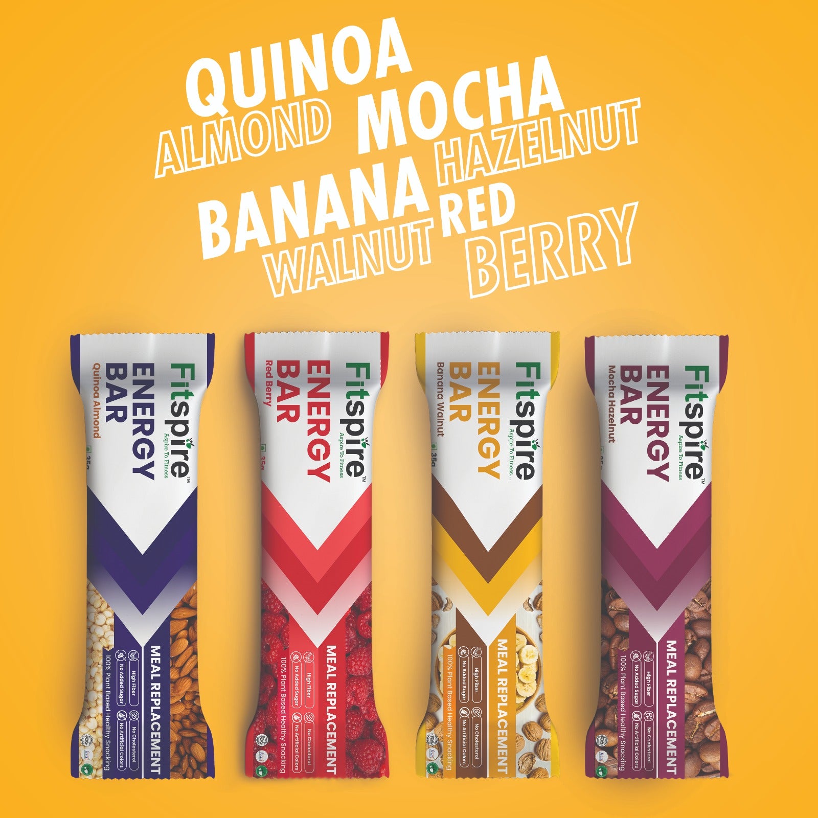 🎁 Energy Bars - Pack Of 4 Assorted Flavour