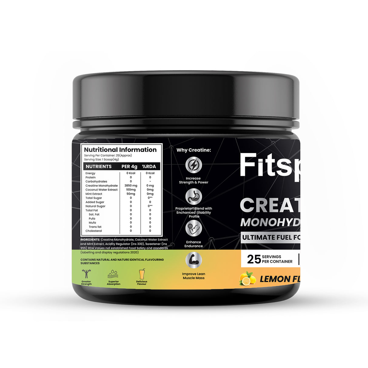 Fitspire Mass Gainer With Creatine & Free Shaker