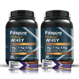 Fit Whey Protein (Pack Of 2) With 2 Energy Bars