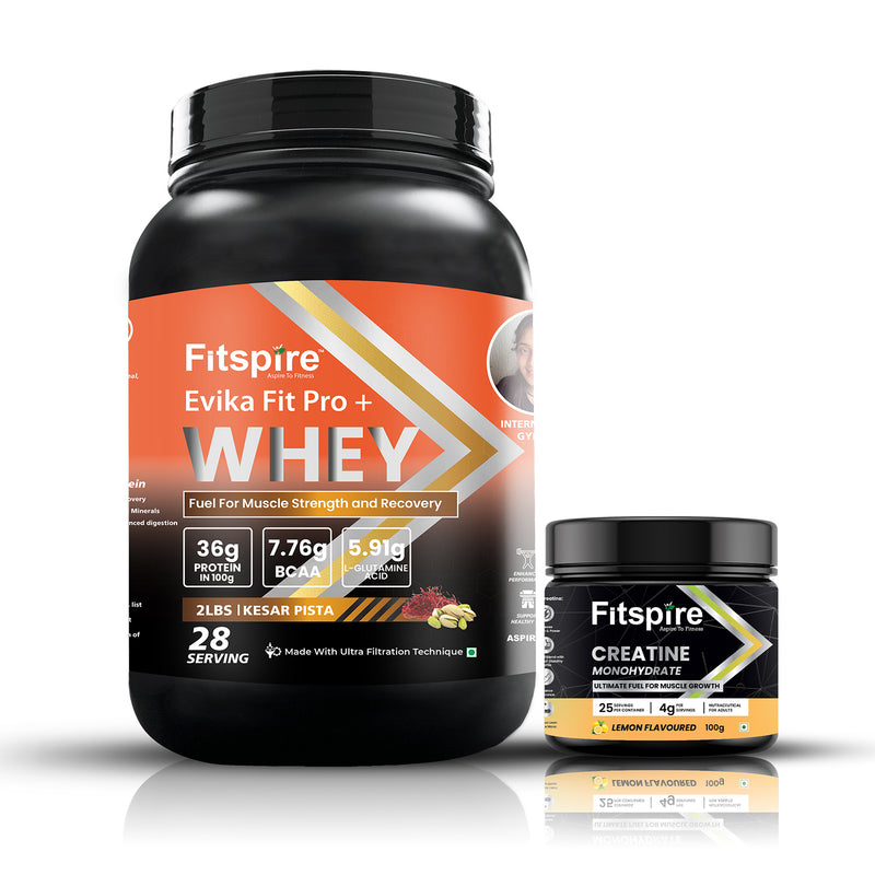 Fit Super Whey Protein Combos (1kg) With Free Creatine