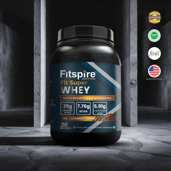 Fit Super Whey Protein - Gourmet Coffee (1kg)