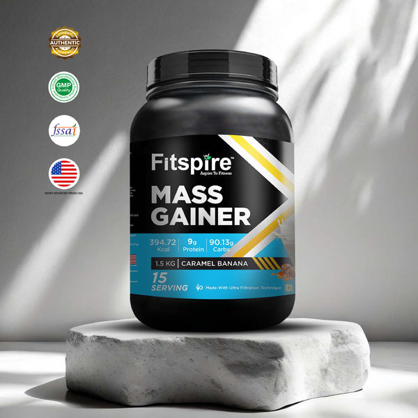 Fitspire Mass Gainer Caramel Banana (1.5 Kg)