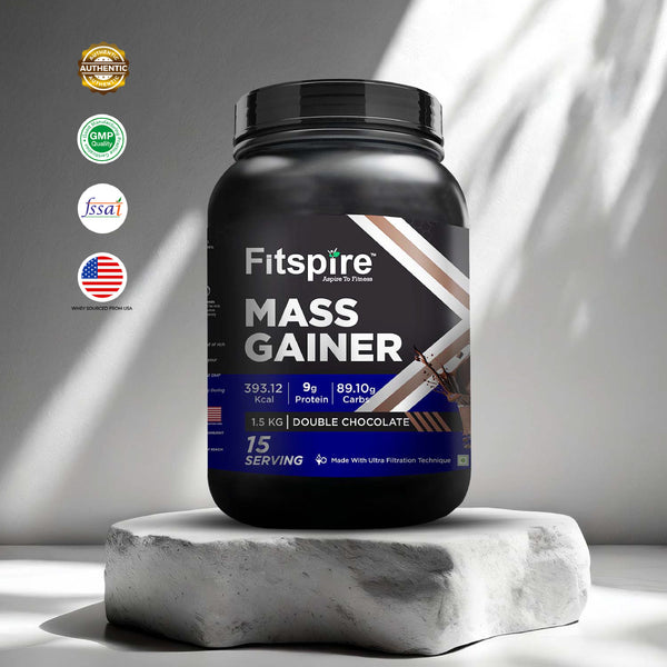 Fitspire Mass Gainer Double Chocolate (1.5 Kg)