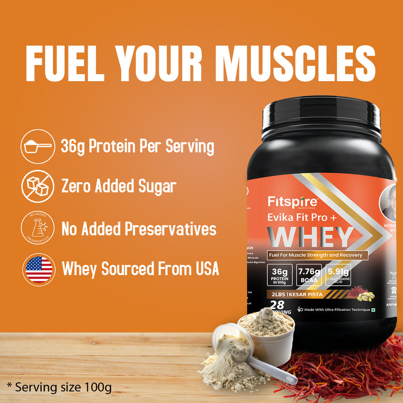 FIT SUPER WHEY PROTEIN WITH SHAKER & 2 ENERGY BARS