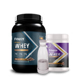 FIT SUPER WHEY PROTEIN- GOURMET COFFEE + NITRA WHEY- BELGIAN CHOCOLATE WITH JUICER