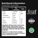 Fitspire Gold Isolate Whey Protein Powder nutrients values