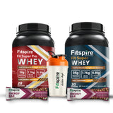 FIT SUPER PRO WHEY COMBOS WITH SHAKER & 2 ENERGY BARS