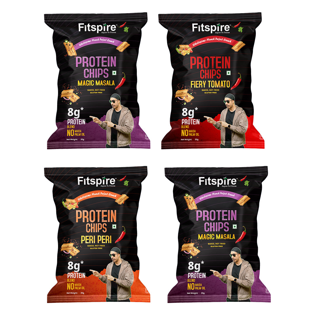 Fitspire Protein Chips ( Pack of 4 )