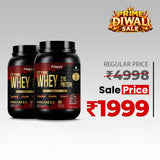 Fit Super Prime Whey Dutch Chocolate – 27g Per Scoop –  907g Each (Pack of 2)