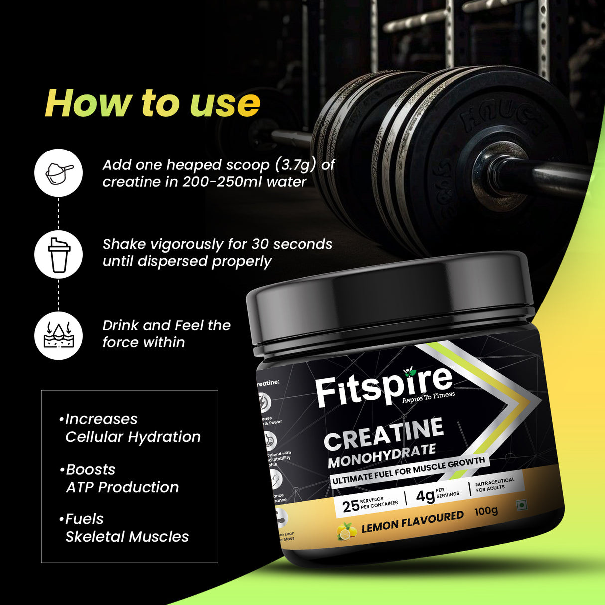 FITSPIRE MASS GAINER PACK OF 2 WITH CREATINE, SHAKER AND GYM BAG