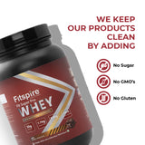 FIT SUPER PRO WHEY PROTEIN- DOUBLE CHOCOLATE (2LBS) WITH FREE PORTABLE JUICER