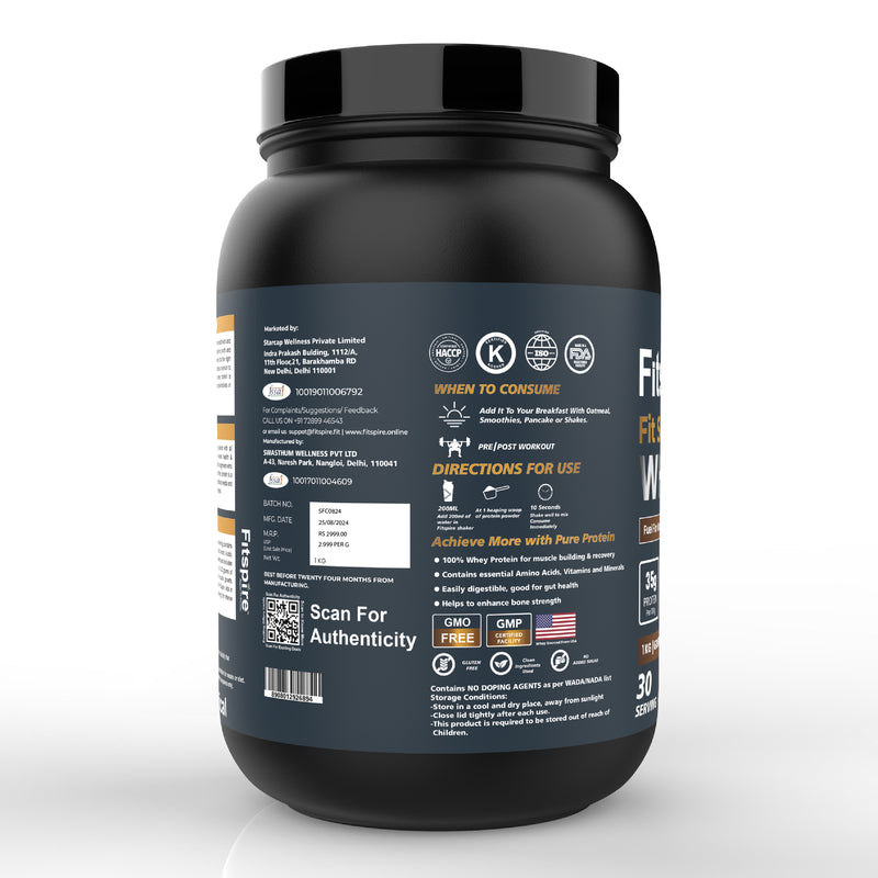 FIT SUPER WHEY PROTEIN COMBOS (1kg) WITH FREE CREATINE