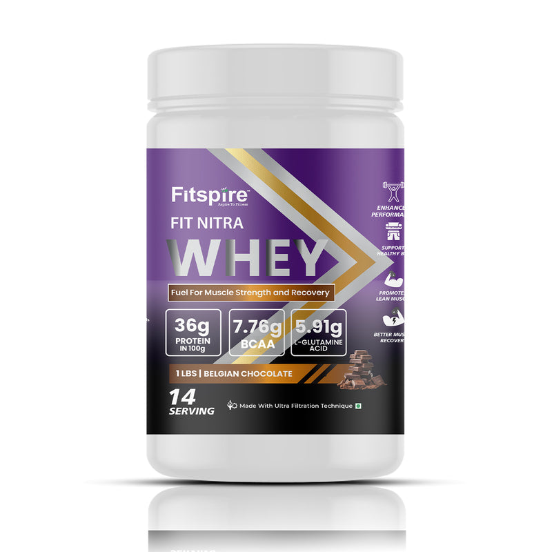 Fit Nitra Whey (1 Lbs) + Fit Super Whey With Shaker