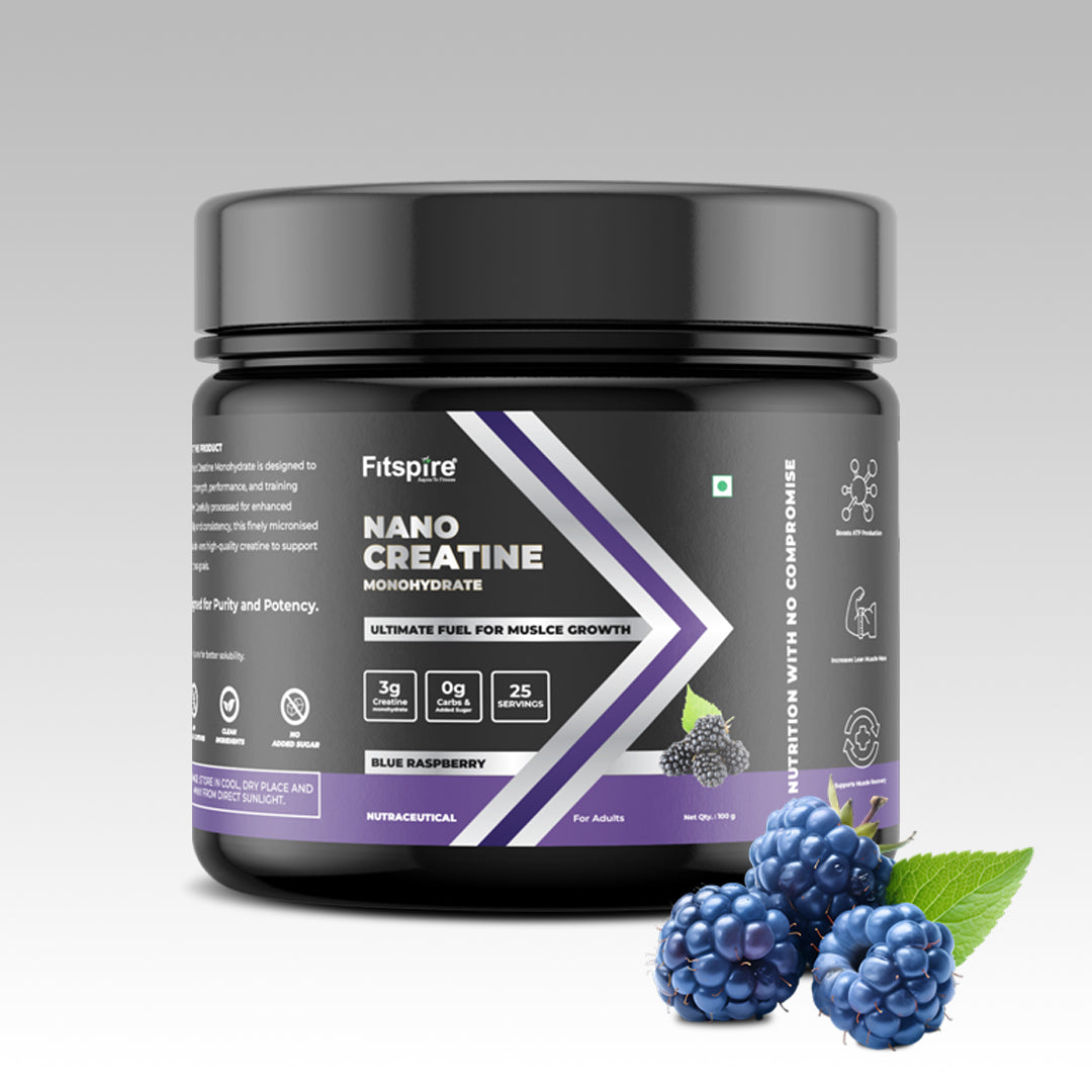 Creatine Monohydrate 100g - Blueberry