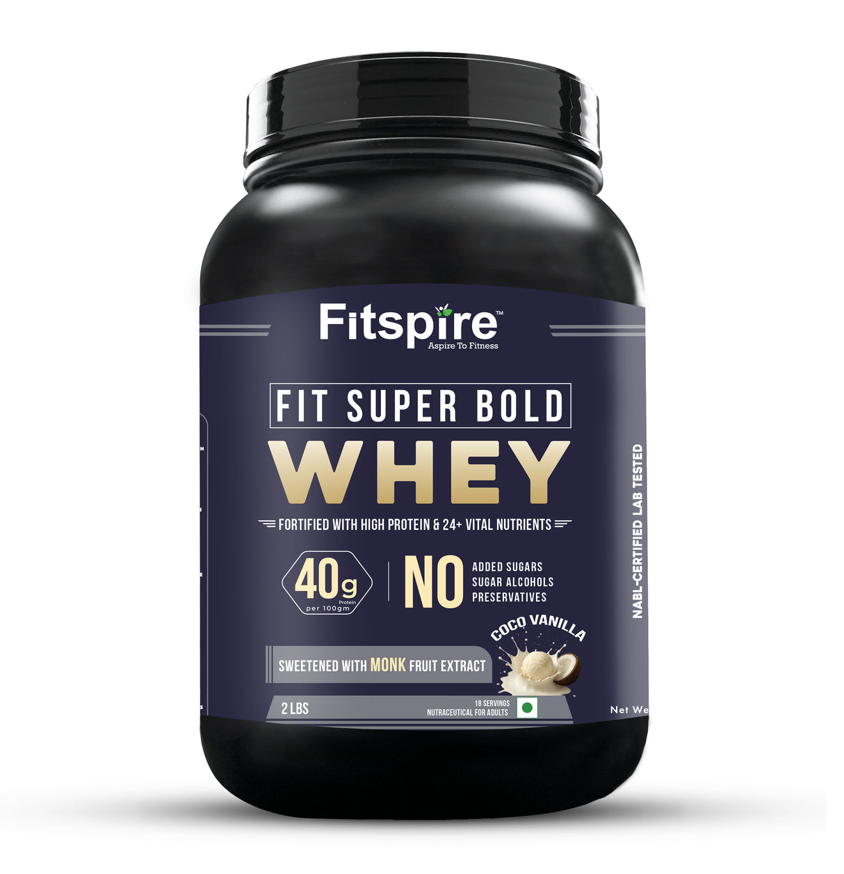 Fit Super Bold Protein – Coconut Vanilla (2 LBS)