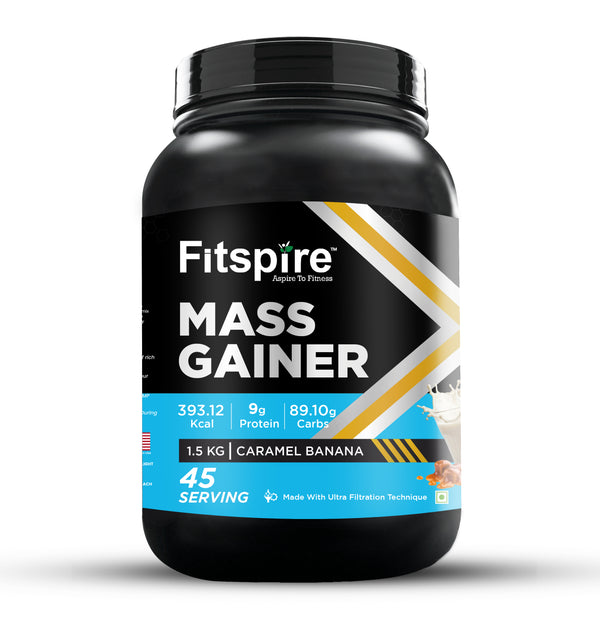 FITSPIRE MASS GAINER WITH CREATIN & FREE SHAKER