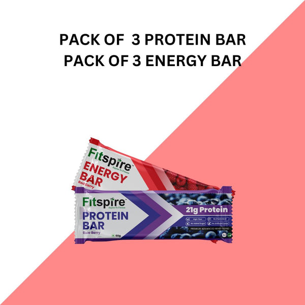 ENERGY BAR PACK OF 3 WITH PROTEIN BAR PACK OF 3