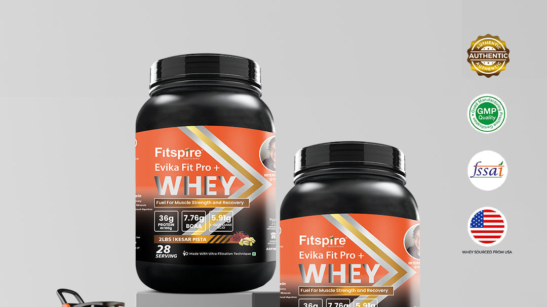 PRO FIT Combo Pack – 2 Kesar Pista Whey Protein (2Lbs Each) + Creatine & Shaker