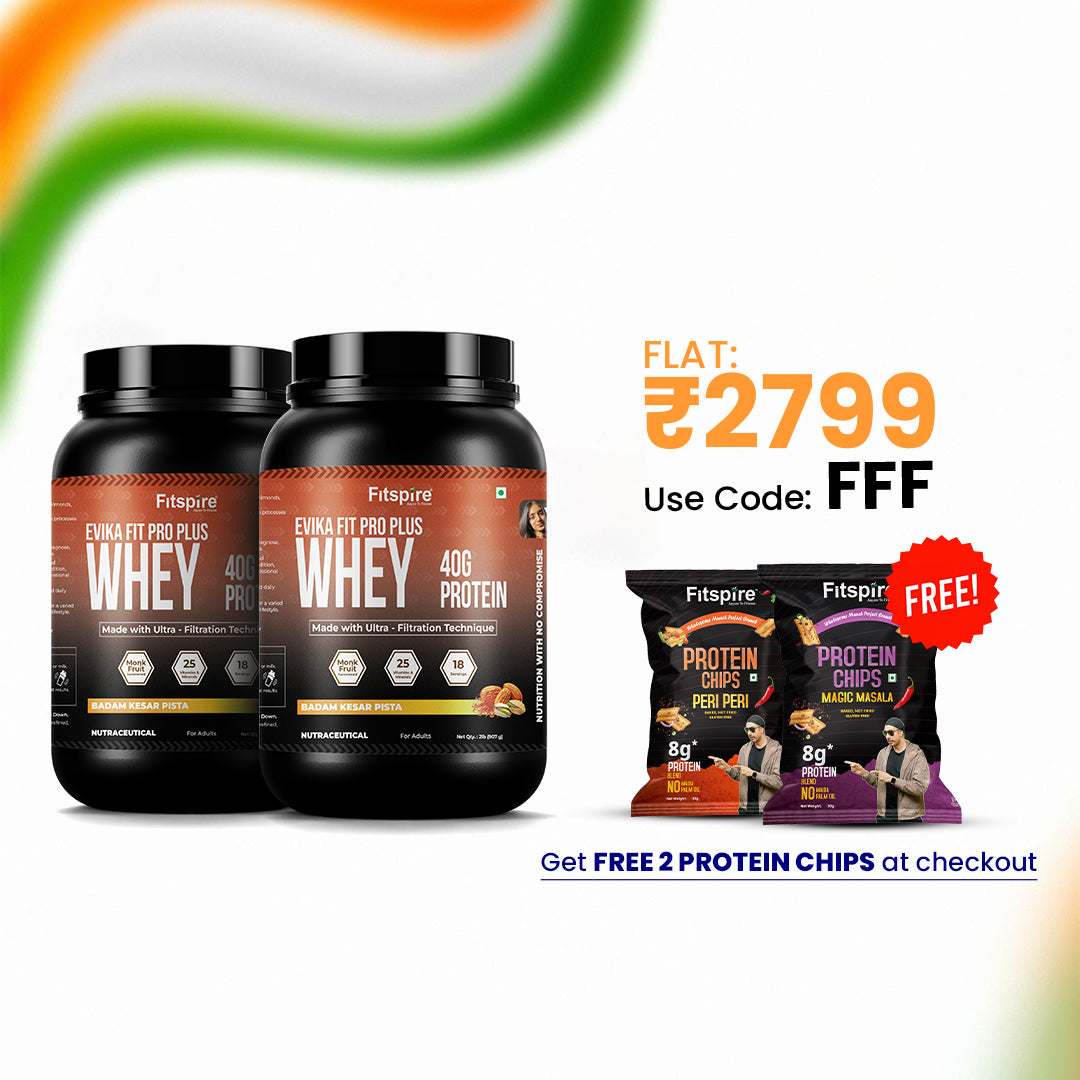 Fitspire Evika Fit Pro Plus Whey Protein Duo | 40g Protein, Monk Fruit Sweetened – 2 x 907g