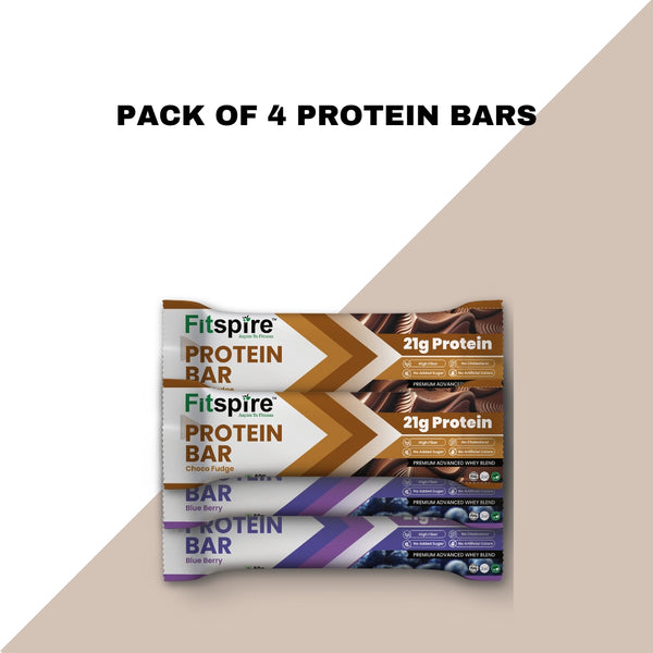FITSPIRE PROTEIN BARS (PACK OF 4)