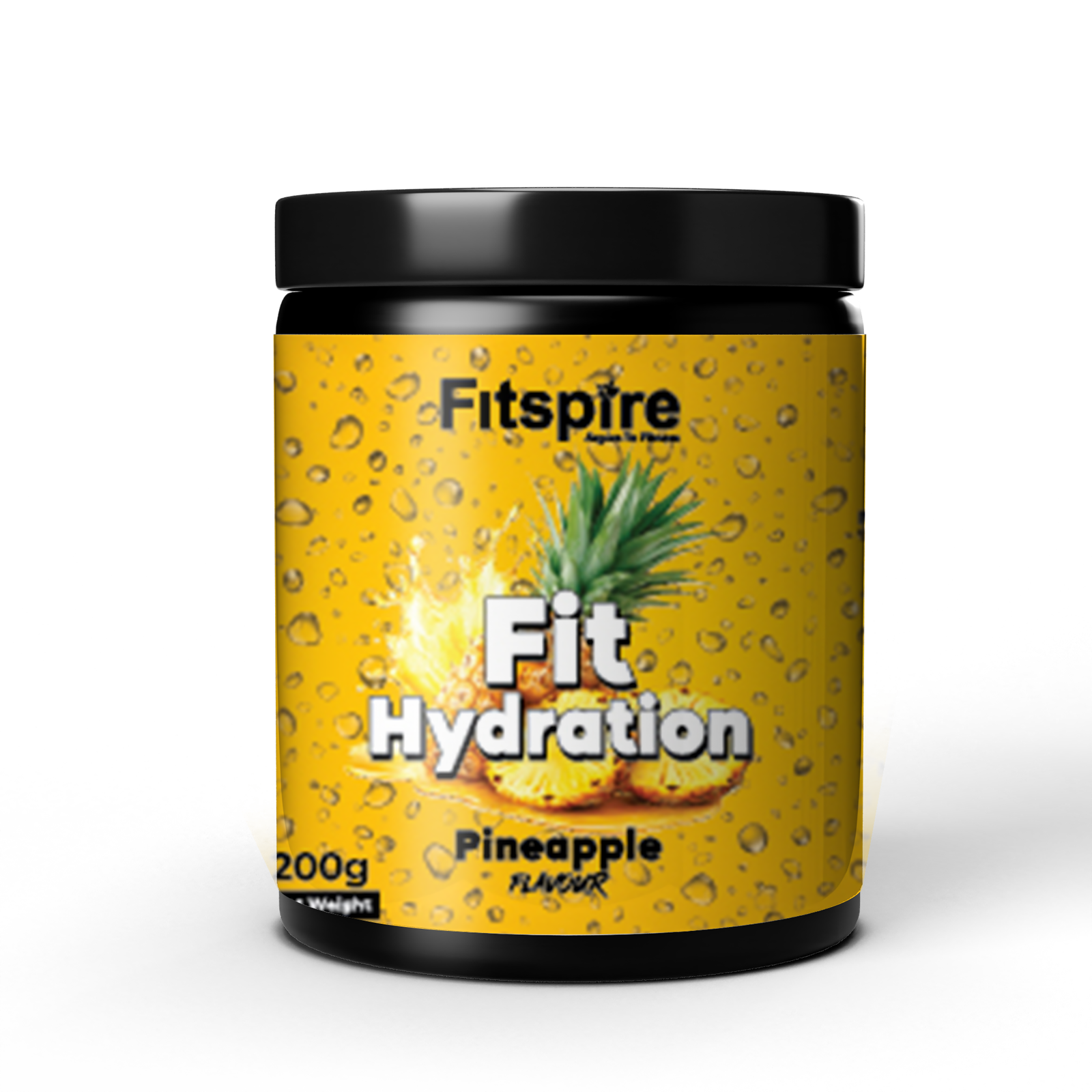 Fitspire Fit Hydration Pineapple Drink Powder | Electrolyte Hydration Mix | Instant Hydration Formula | 200g