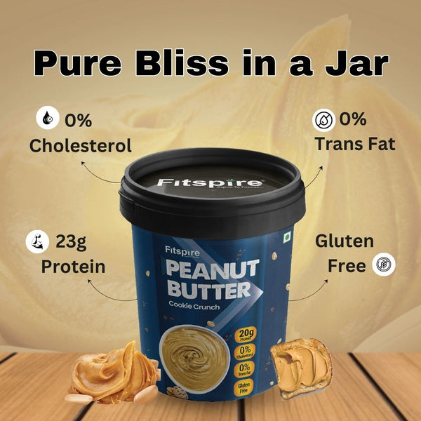 PEANUT BUTTER (COOKIE CRUNCH) WITH 3 PROTEIN BAR &JUICER