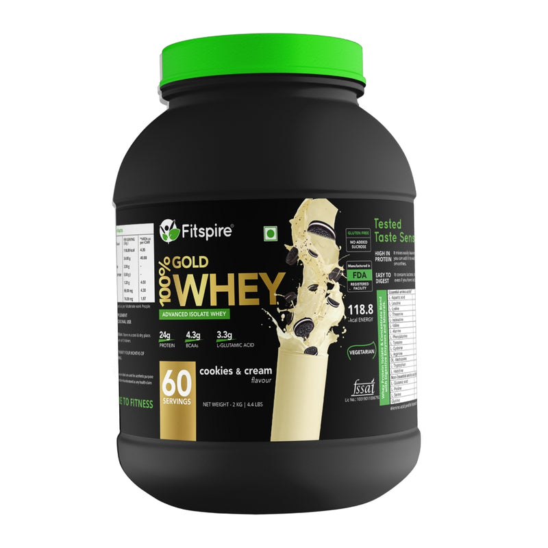 GOLD ADVANCED ISOLATE WHEY PROTEIN - COOKIE AND CREAM