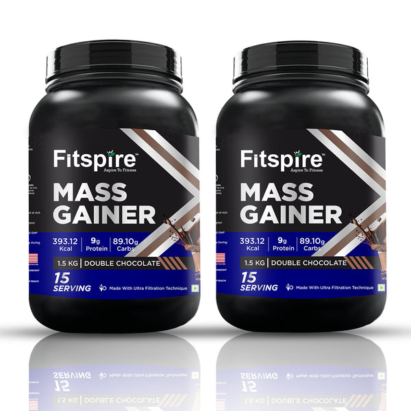 Fitspire Mass Gainer Pack Of 2 - (1.5 Kg + 1.5 Kg)