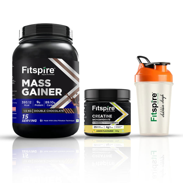 Fitspire Mass Gainer With Creatine & Free Shaker