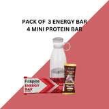 MINI PROTEIN BAR (PACK OF 4) &ENERGY BAR (PACK OF 3) WITH JUICER