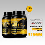Fit Super Prime Mango Whey Protein 27g – 2LBS x 2LBS Combo Pack (Pack of 2)