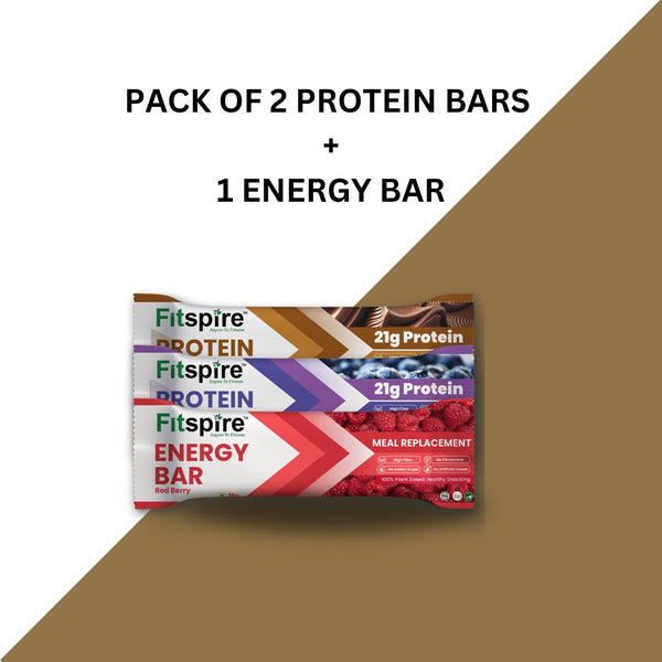 PACK OF 2 PROTEIN BAR AND 1 ENERGY BAR