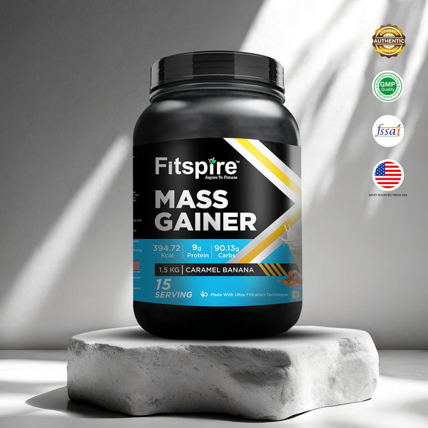 Fitspire Mass Gainer Caramel Banana (1.5 Kg)