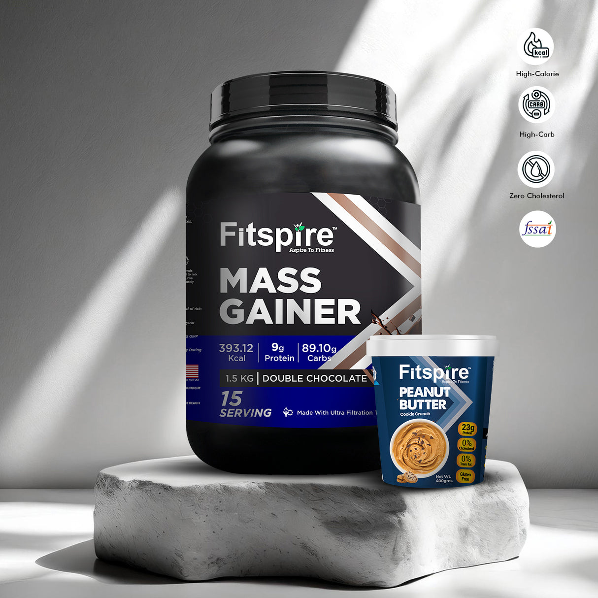 Fitspire Mass Gainer With Peanut Butter