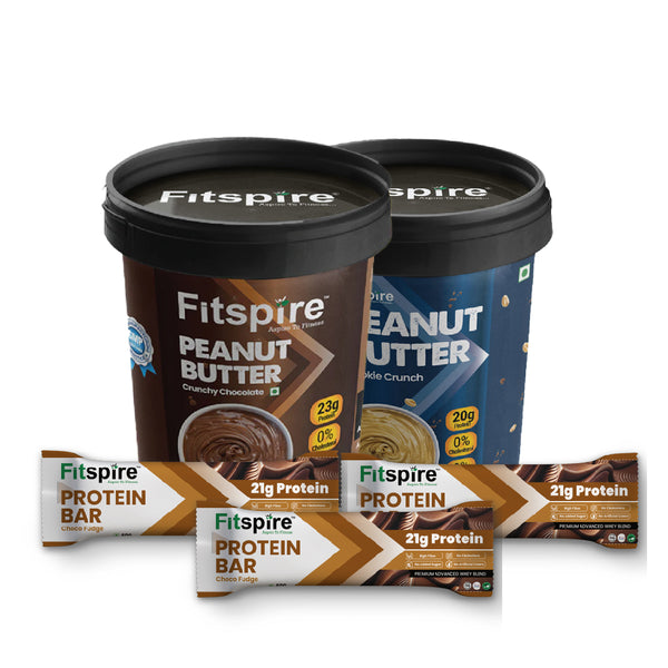 PEANUT BUTTER (CHOCO & COOKIE CRUNCH) WITH PROTEIN BAR (PACK OF 3)