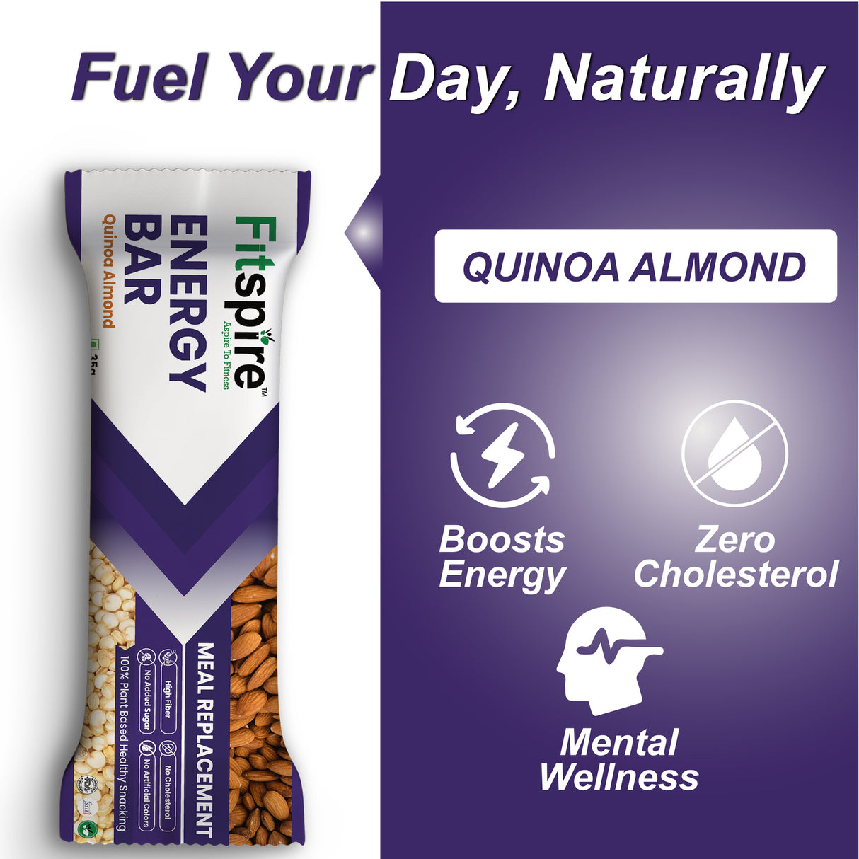 Pack Of 4 Energy Bars With Peanut Butter