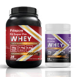 Fit Super Whey Protein Combo With Fit Nitra Whey (1 Lbs)