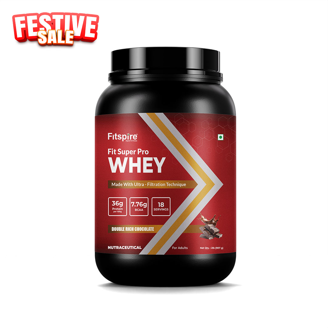 Fit Super Pro Whey Protein - Double Chocolate (2Lbs)