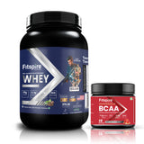 100% Advanced Isolate Gold Whey (1.5 Lbs) With Supergold BCAA - Watermelon (250g)