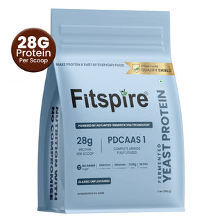 Fermented Unflavored Yeast Protein - 500g - 28g Protein per Scoop