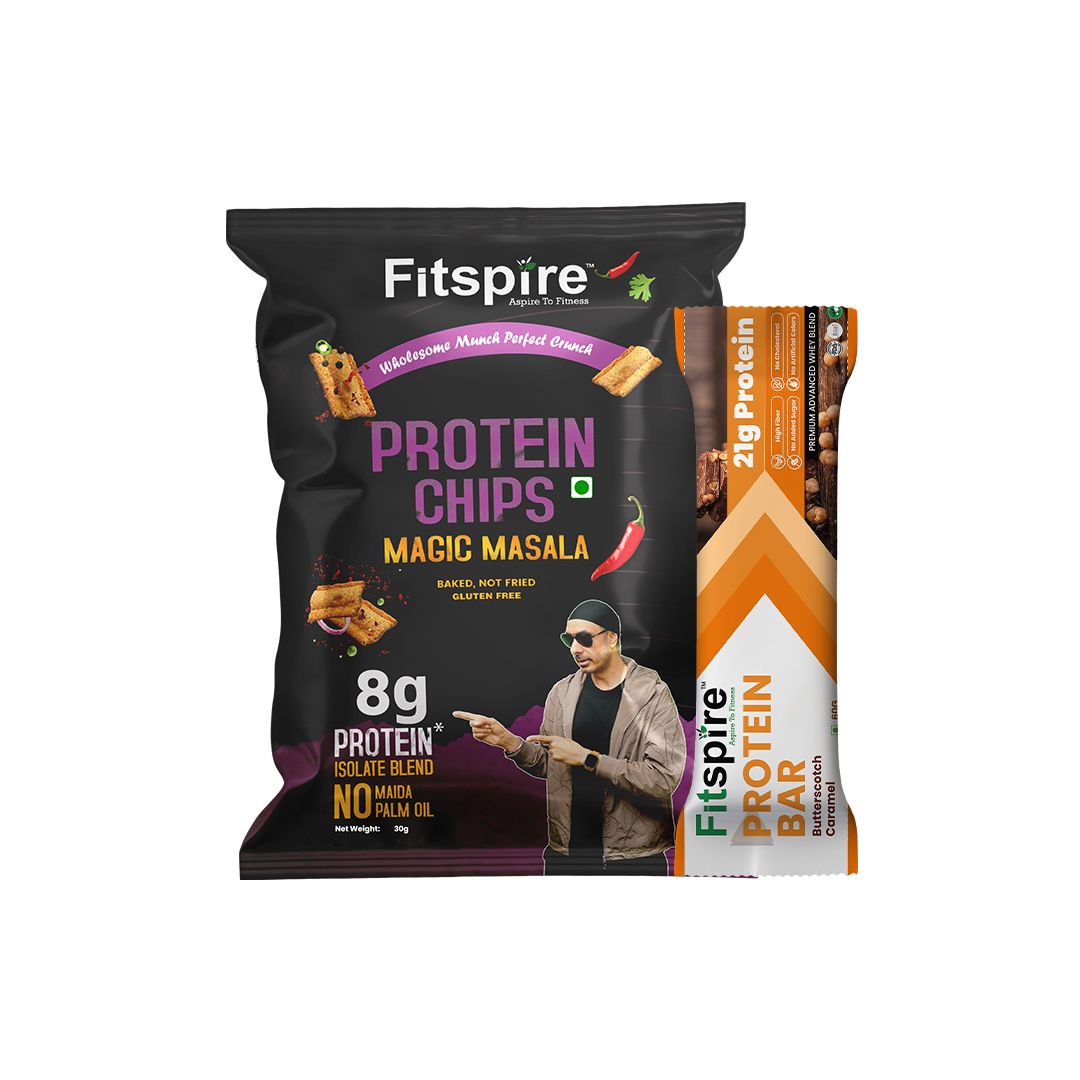 1 Fitspire Bar + 1 Protein Chips ( Any Flavor )